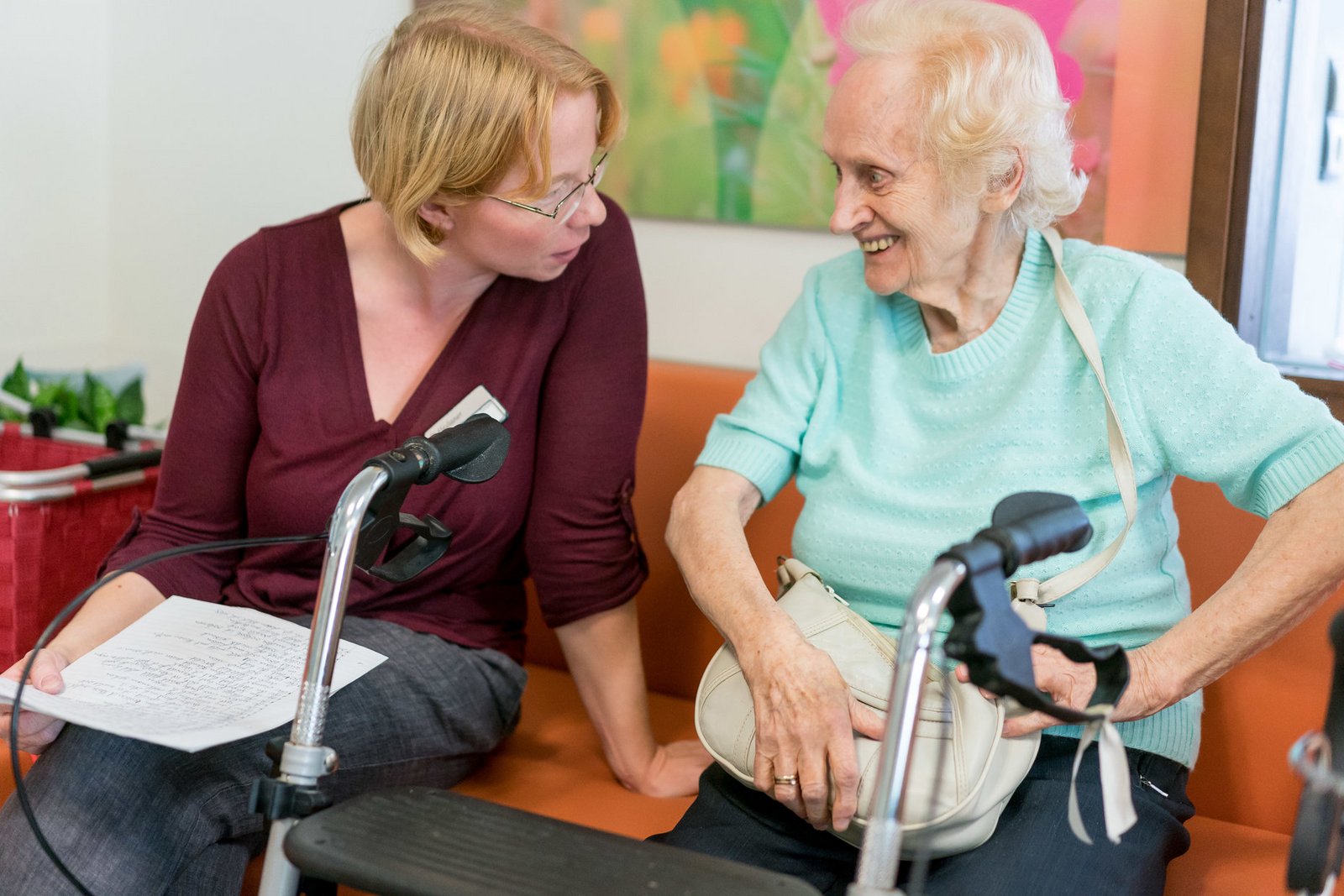 Senior*innen und Pflege