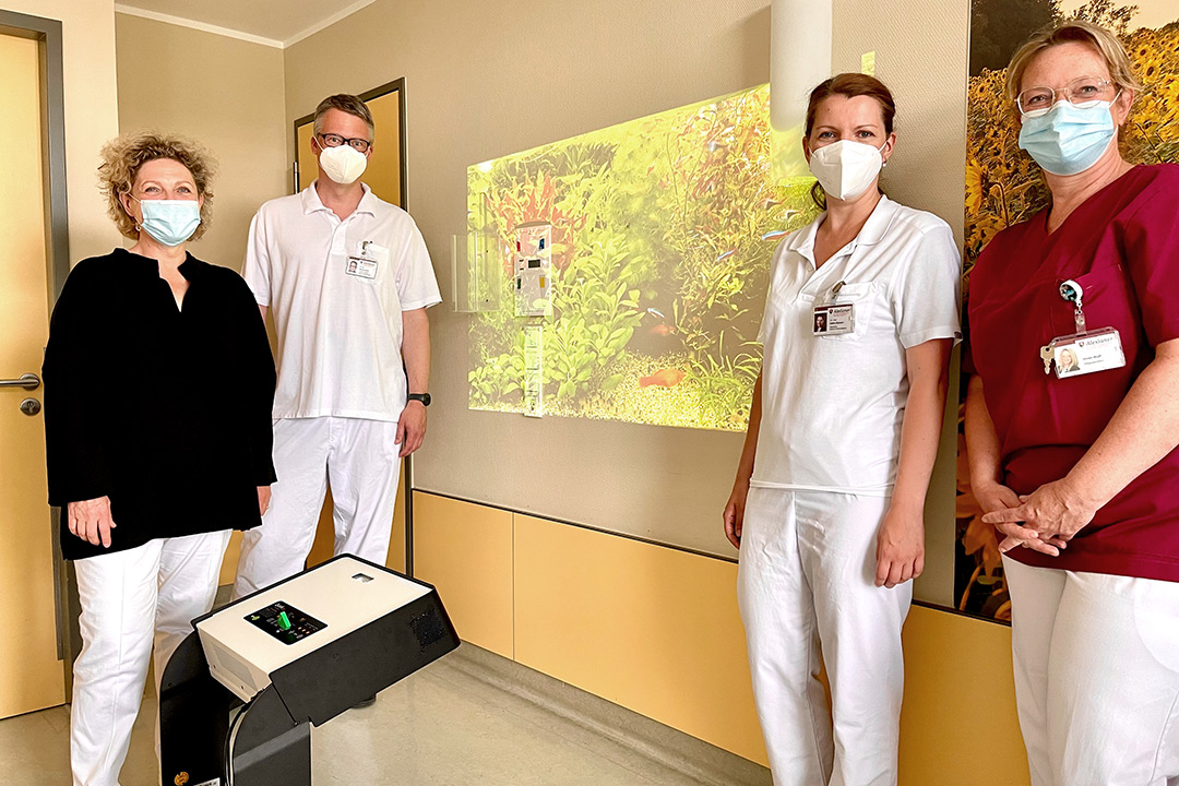 Qwiek.Up-Spende für den Palliativbereich im Potsdam St. Josefs-Krankenhaus