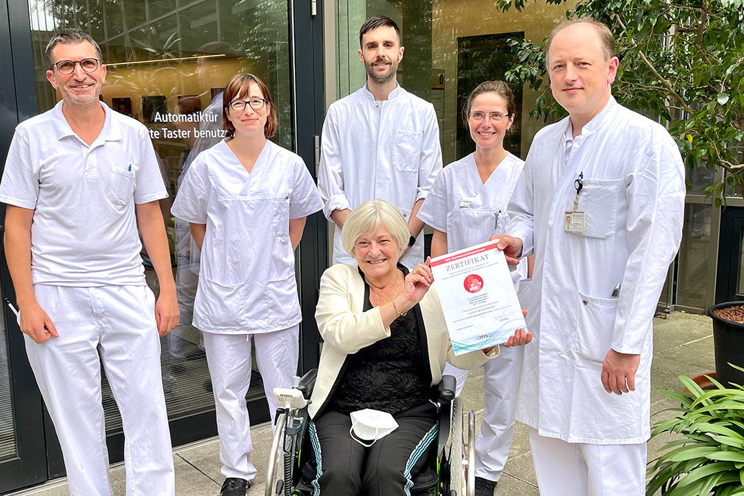 MS-Ambulanz zum fünften Mal rezertifiziert