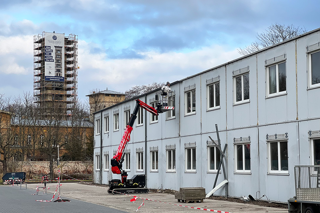 Bauarbeiten auf dem Alexianer-Campus Potsdam im Januar 2023