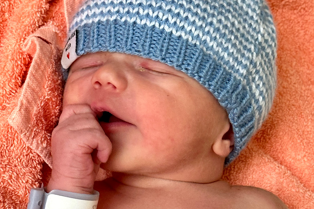 Neujahrsbaby Lukas Carl Daehnrich