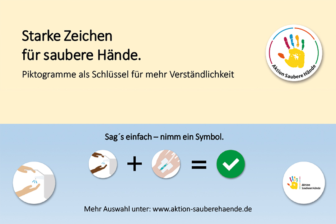 Der Aktionstag im Jahr 2025 steht unter dem Motto "Starke Zeichen für saubere Hände"