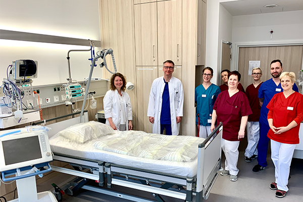 Die COVID-19-Isolierstation am St. Josef-Krankenhaus