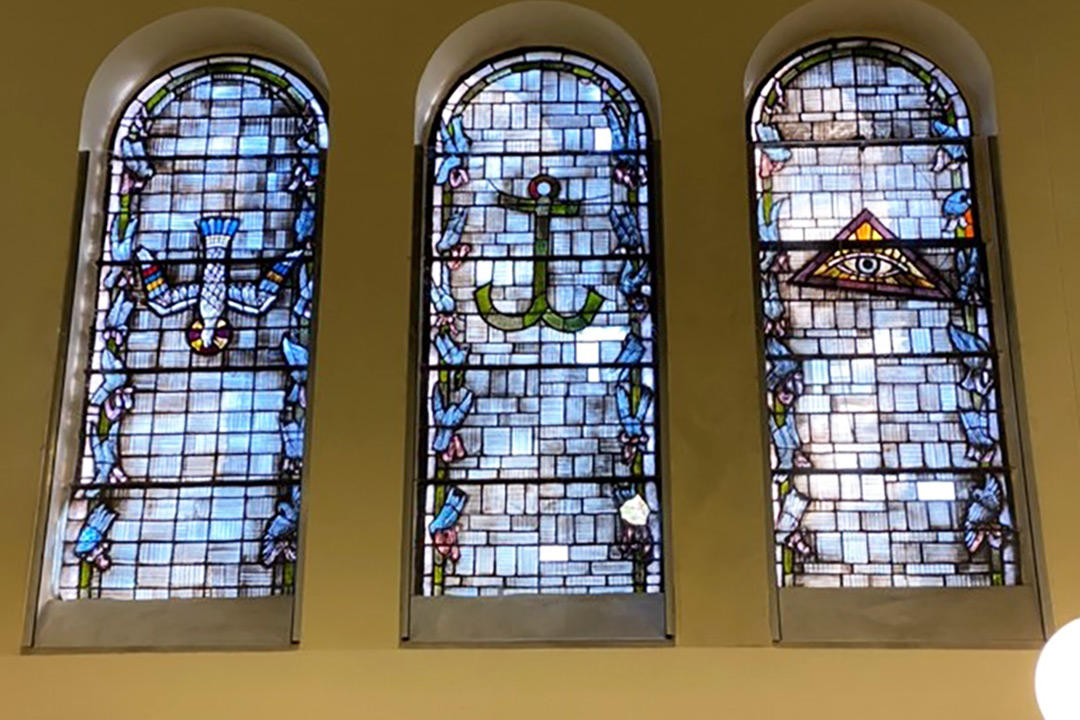 Bleiverglasung der St. Josefskapelle Bleiverglasung der St. Josefskapelle